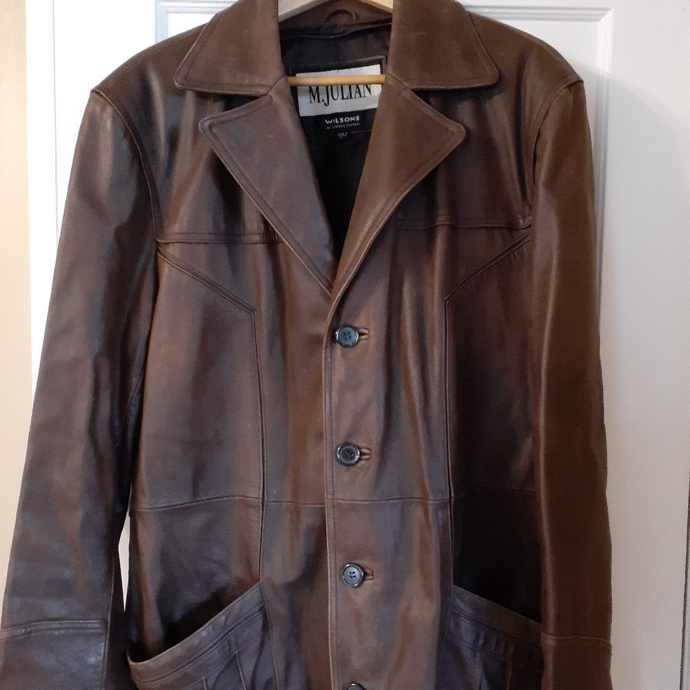 Vintage Wilson leather men's jacket